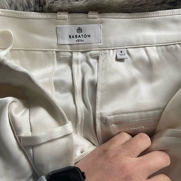 Artizia Babaton satin wider length pant - Picture 3 of 4